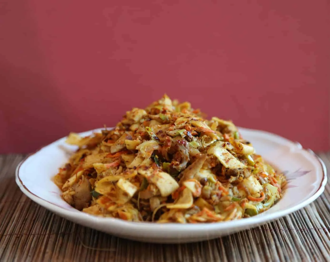 Vegetable Kothu Roshi